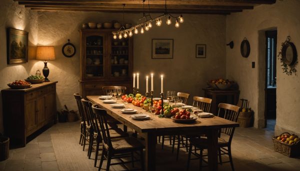 La table étoilée sublime les produits frais du terroir